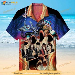 Judas Priest Vintage Summer Funny Hawaiian Shirt