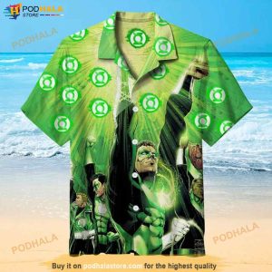 Justice Green Hot Movie Funny Hawaiian Shirt