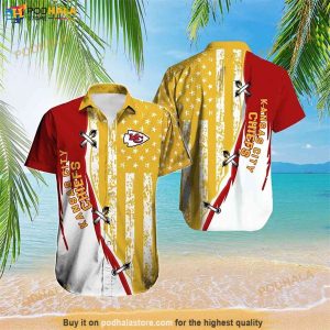 Kansas City Chiefs Hawaiian Button Down Shirt