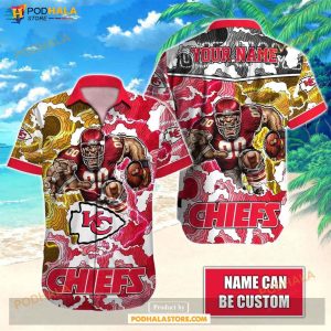 Kansas City Chiefs NFL Hawaiian Shirt Personalized Kc Chiefs Hawaiian Shirt