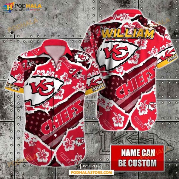 Kansas City Chiefs NFL Hawaiian Shirt Personalized Name