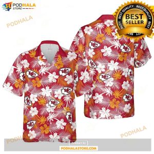 Kansas City Chiefs NFL Kansas City Missouri Floral Football Hawaiian Shirt