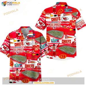 Kansas City Chiefs Super Bowl Lvii Hawaiian Shirt V11