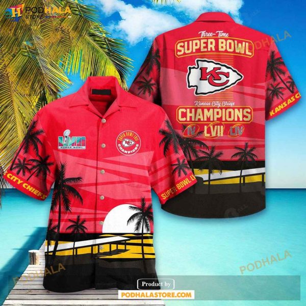 Kansas City Chiefs Super Bowl Lvii Hawaiian Shirt V12