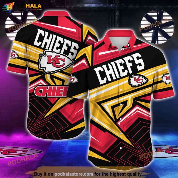 Kc Chiefs Logo Hawaiian Shirt