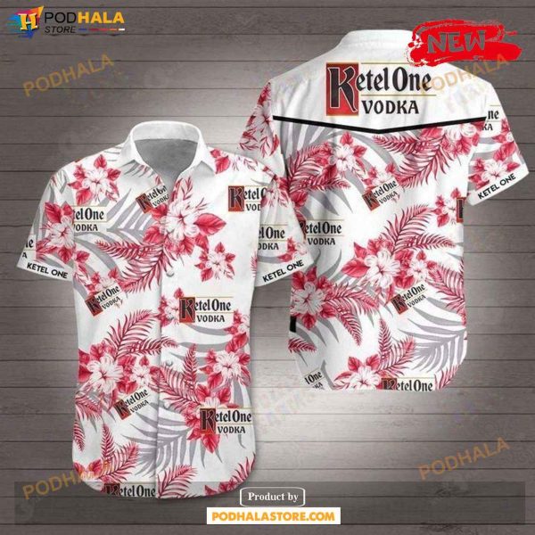 Ketel One Vodka Tropical Summer Hawaiian Shirt