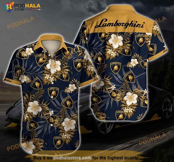 Lamborghini Funny Hawaiian Shirt