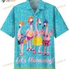 Let’s Flamazing Flamingo Lovers Hawaiian Beach Shirt