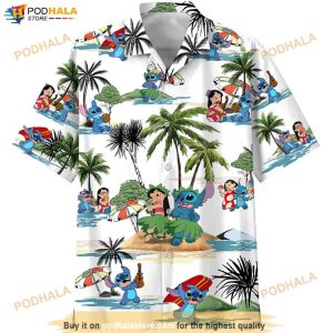 Lilo And Stitch Disney Funny Hawaiian Shirt