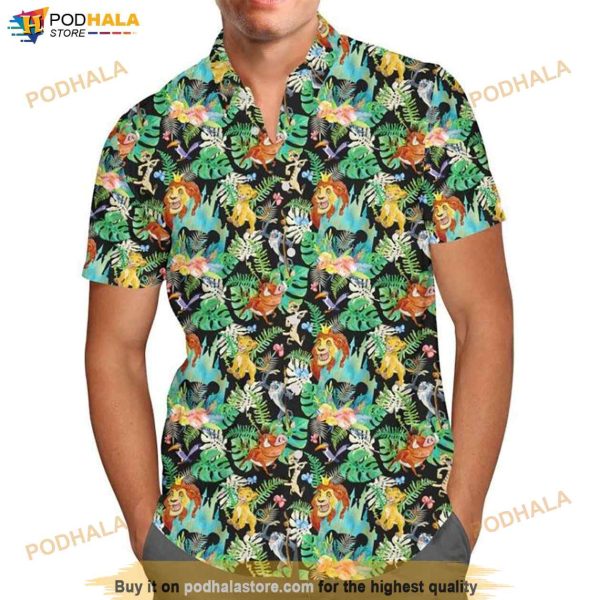 Lion King Jungle Disney Funny Hawaiian Shirt