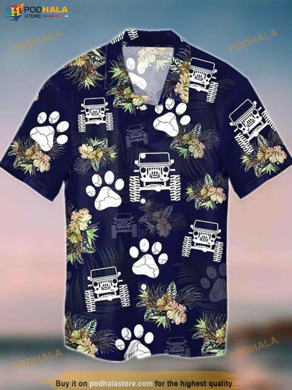 Love Jeep Car Iv Funny Hawaiian Shirt