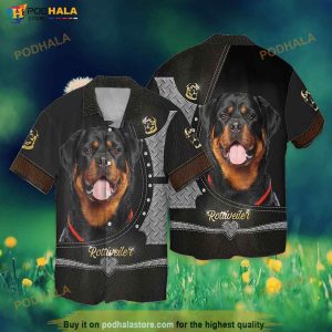 Love Rottweiler Dog Funny Hawaiian Shirt