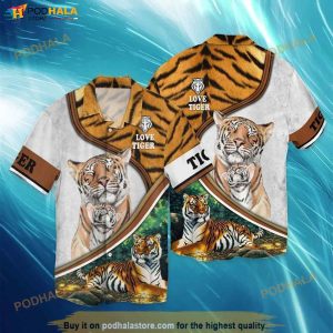 Love Tigger 3 Funny Hawaiian Shirt