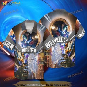 Love Welder Funny Hawaiian Shirt