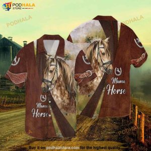 Mama Horse Funny Hawaiian Shirt