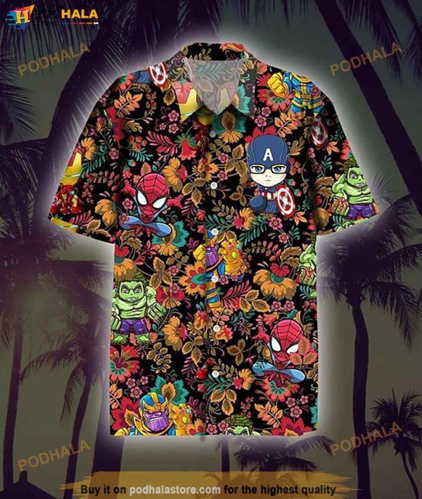 Marvel Funny Hawaiian Shirt