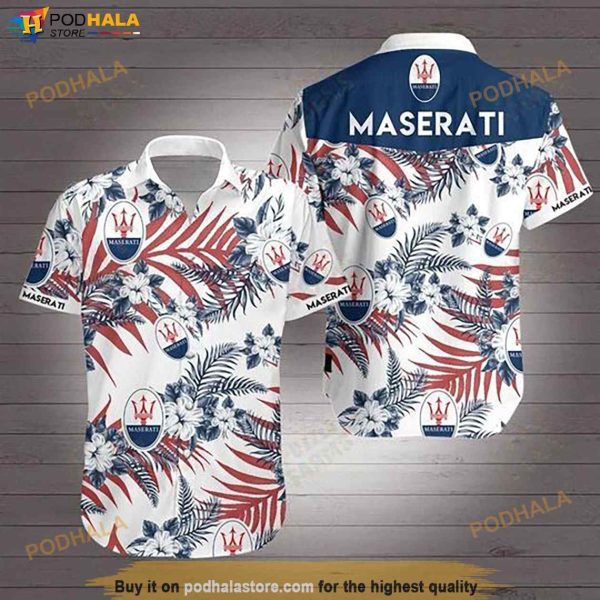 Maserati Funny Hawaiian Shirt