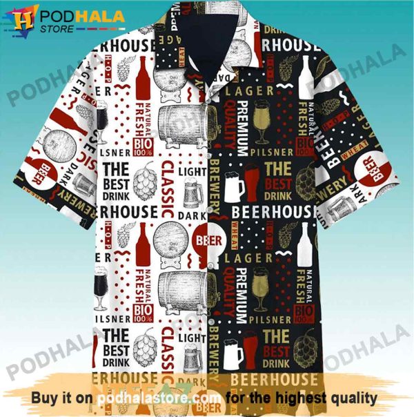 Mens Beer Shirts Beer Hawaiian Shirt