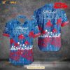 Michelob Ultra Red Tropical Coconut Tree Design Hawaiian Shirt