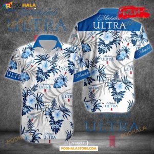 Michelob Ultra Tropical Coconut Tree Hot Design Hawaiian Shirt