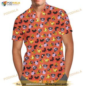 Mickey And Friends Mouse Ears Disney Funny Hawaiian Shirt