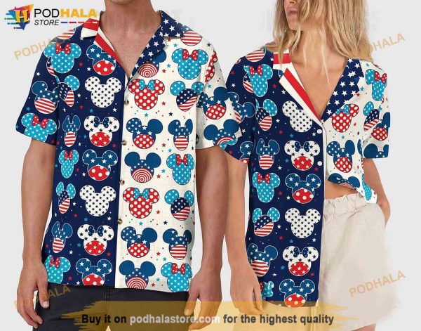 Mickey Disney 4th of July Hawaiian Shirt