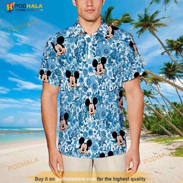 Mickey Mouse Movies Disney 5 Funny Hawaiian Shirt