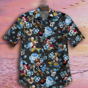 Mickey X Donald Duck Funny Hawaiian Shirt