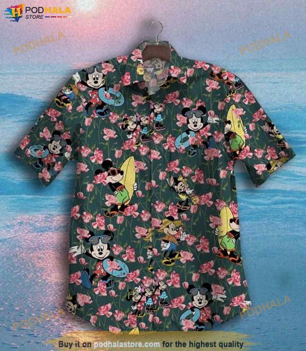 Mickey X Funny Hawaiian Shirt