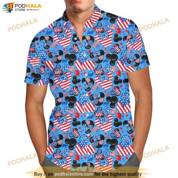 Mickey_S Fourth Of July Movies Disney Funny Hawaiian Shirt