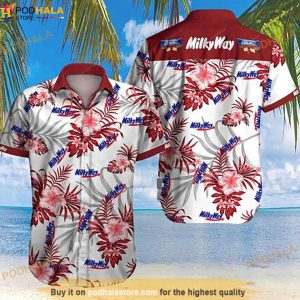 Milky Way Funny Hawaiian Shirt