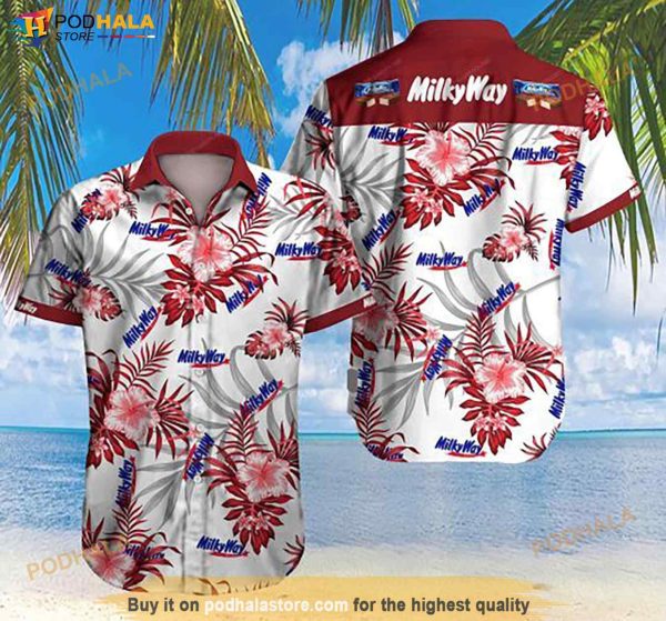 Milky Way Funny Hawaiian Shirt