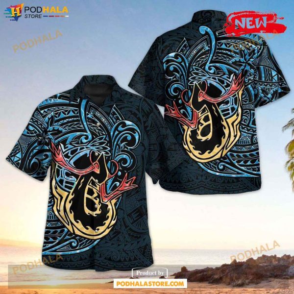 Milotic Polynesian Design Hawaiian Shirt