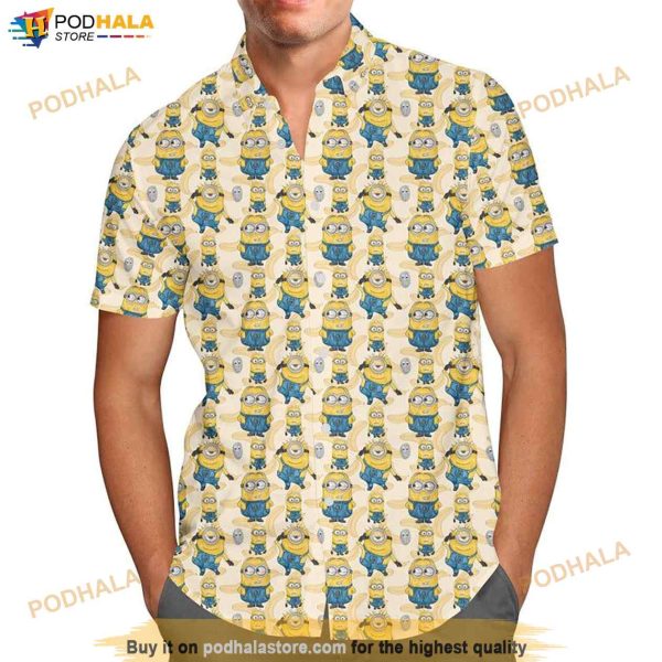 Minions Bananas Funny Hawaiian Shirt