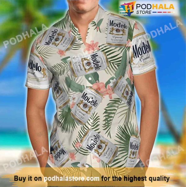 Modelo Tropical Beer Lovers Gift Beer Hawaiian Shirt