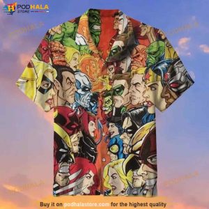 Movie Dc Characters Funny Hawaiian Shirt