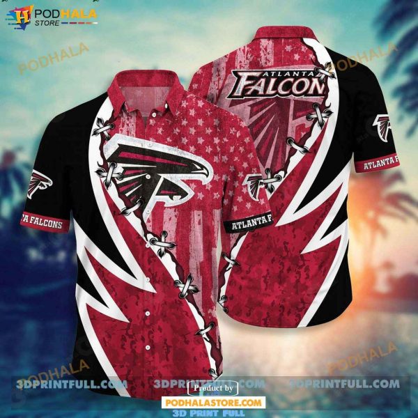 NFL Atlanta Falcons Hawaiian Shirt 3D Trending Gift For Women Men