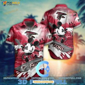 NFL Atlanta Falcons Mickey Hawaiian Shirt