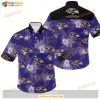 NFL Baltimore Ravens Flowers Gift For Fan Hawaiian Graphic Print Shirt