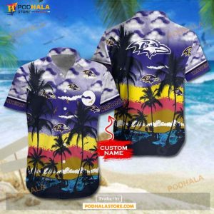 NFL Baltimore Ravens Hawaiian Shirts