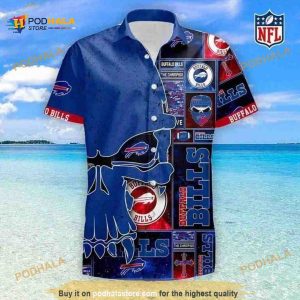 NFL Buffalo Bills Hawaiian Shirt Football Gift For Players