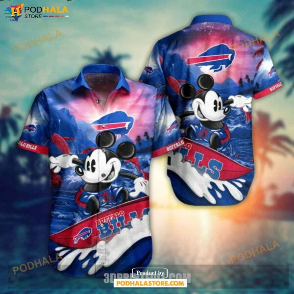 NFL Buffalo Bills Hawaiian Shirt Mickey Summer