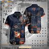 NFL Chicago Bears Hawaiian Style Shirt Skull All Over Print