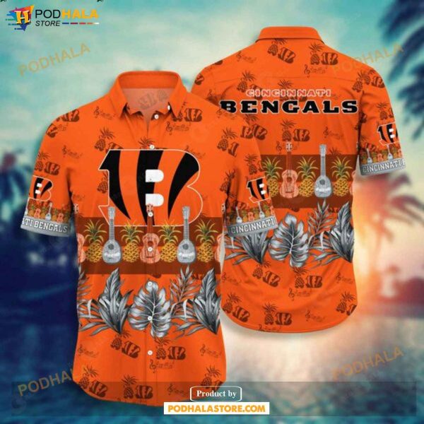 NFL Cincinnati Bengals Hawaiian Shirt Style Hot Summer Vacation