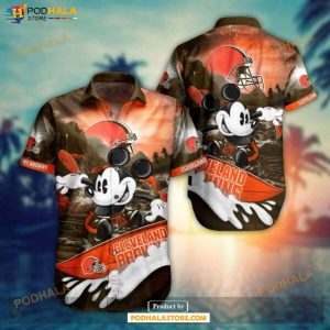 NFL Cleveland Browns Hawaiian Shirt Trending Summer