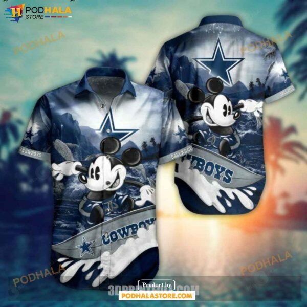 NFL Dallas Cowboys Mickey Disney Hawaiian Shirt Trending Summer