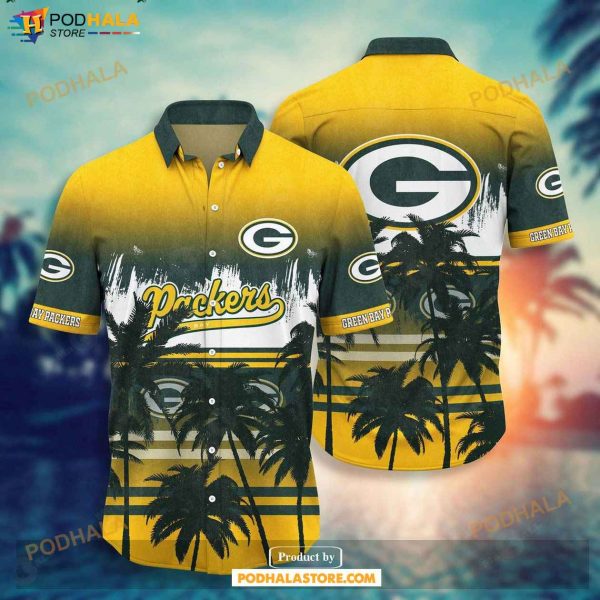 NFL Green Bay Packers Coconut Island Hawaiian Shirt