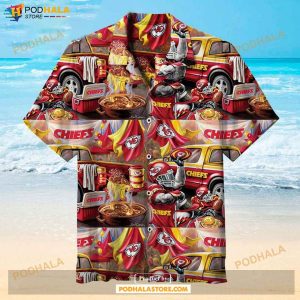 NFL Kansas City Chiefs Casual Hawaiian Shirt