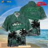 New York Jets NFL Palm Tree Pattern  Hawaiian Shirt