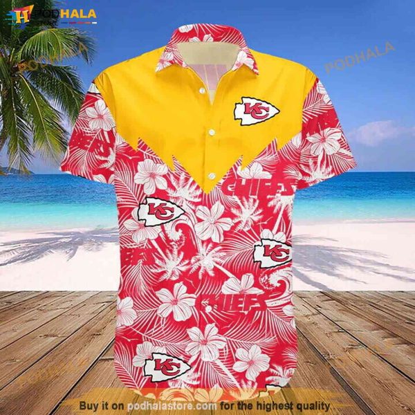 Nfl Kansas City Chiefs Hawaiian 3d Summer Beach Shirt